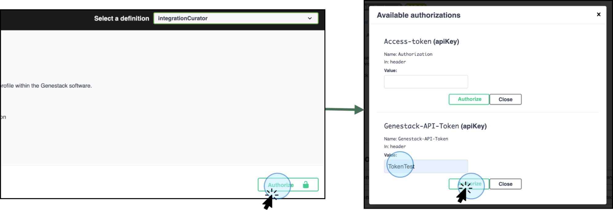 Authorize access
