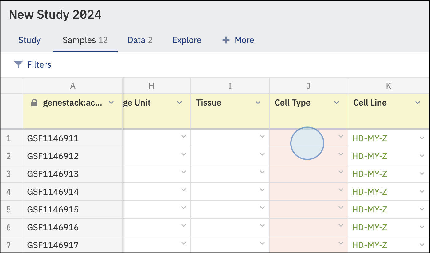 Select invalid value