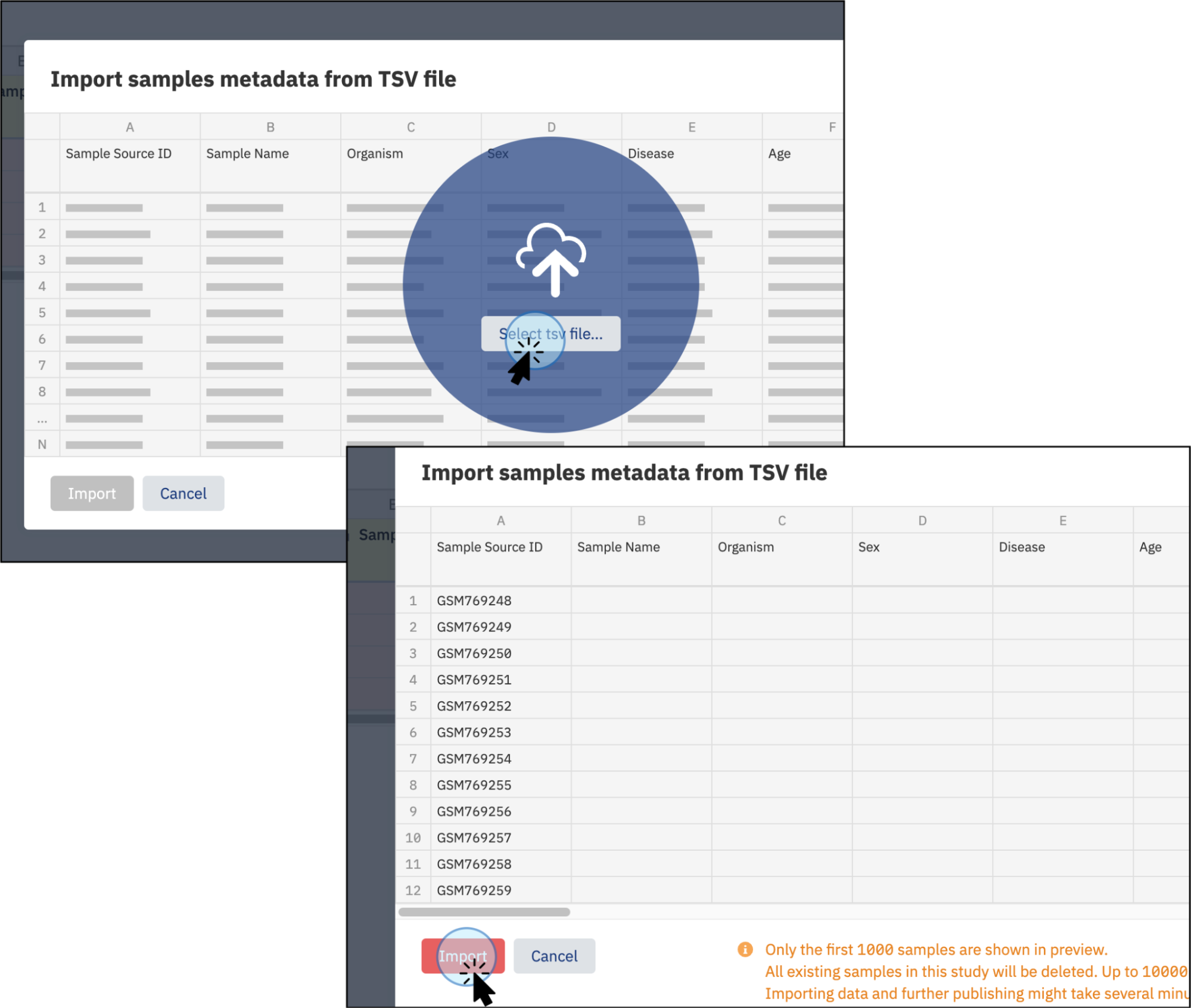 Select Samples file